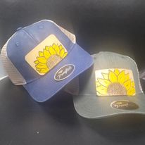 Leather tooled logo or brand hat-custom to order design