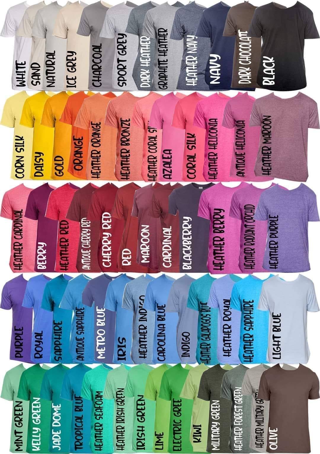 Custom T-shirt Pricing Solid Color Design