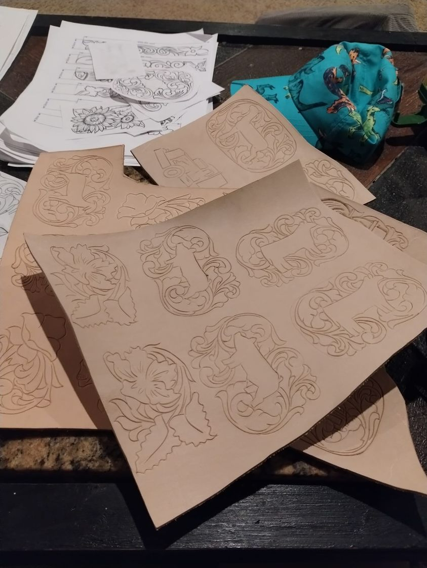 Custom Order Bible Cover- fully custom to you hand tooled