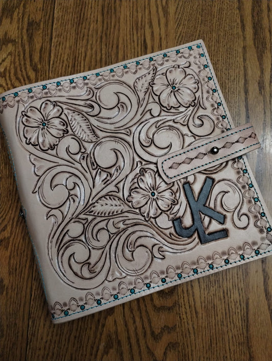 Custom Order Bible Cover- fully custom to you hand tooled