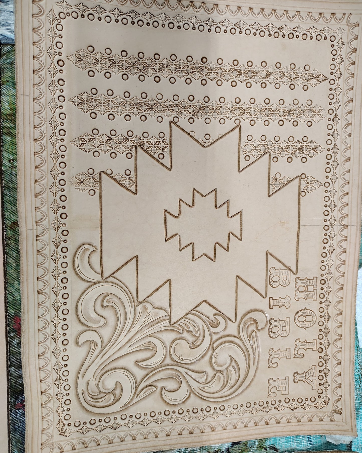 Custom Order Bible Cover- fully custom to you hand tooled
