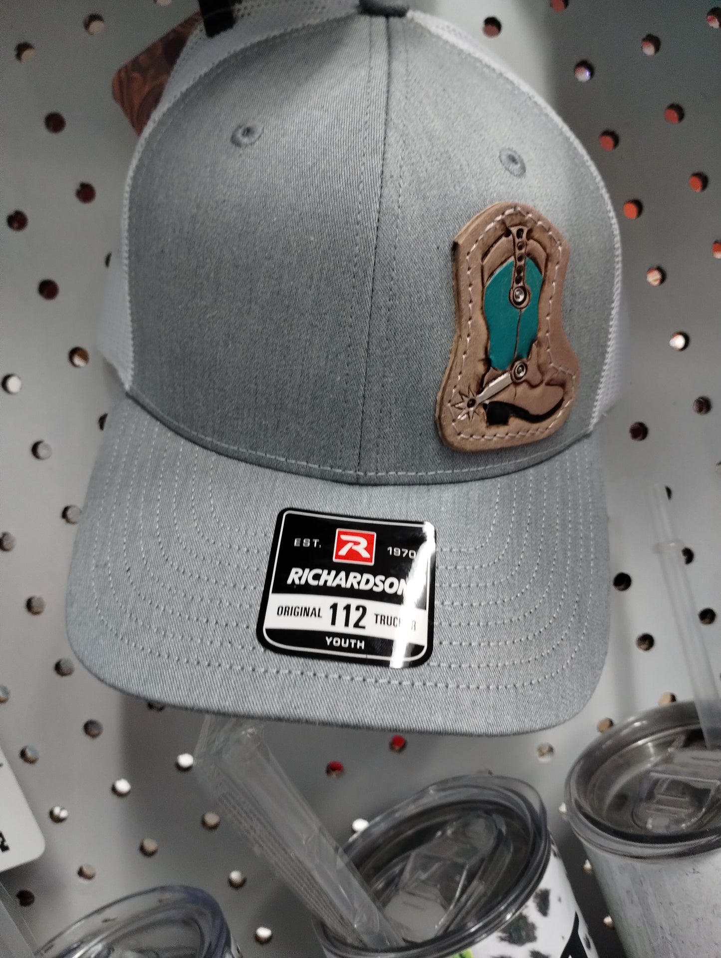 Tooled Patch Snap Back Hat