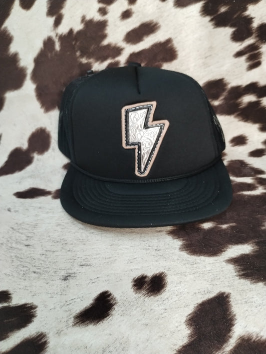 Tooled Patch Snap Back Hat