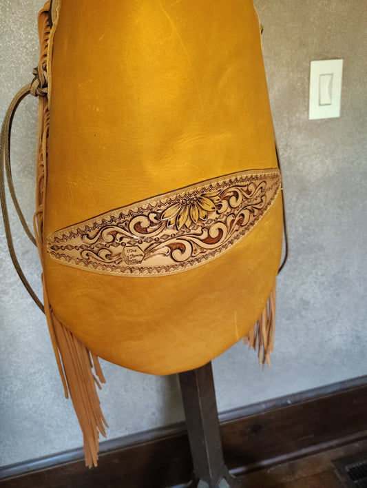 Boho Sunflower Scroll