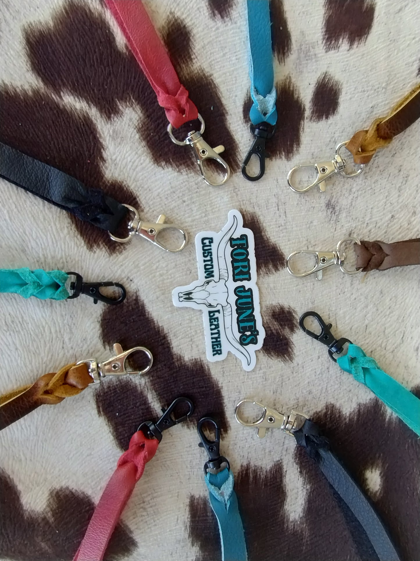 Cowboy Twist Key Fobs