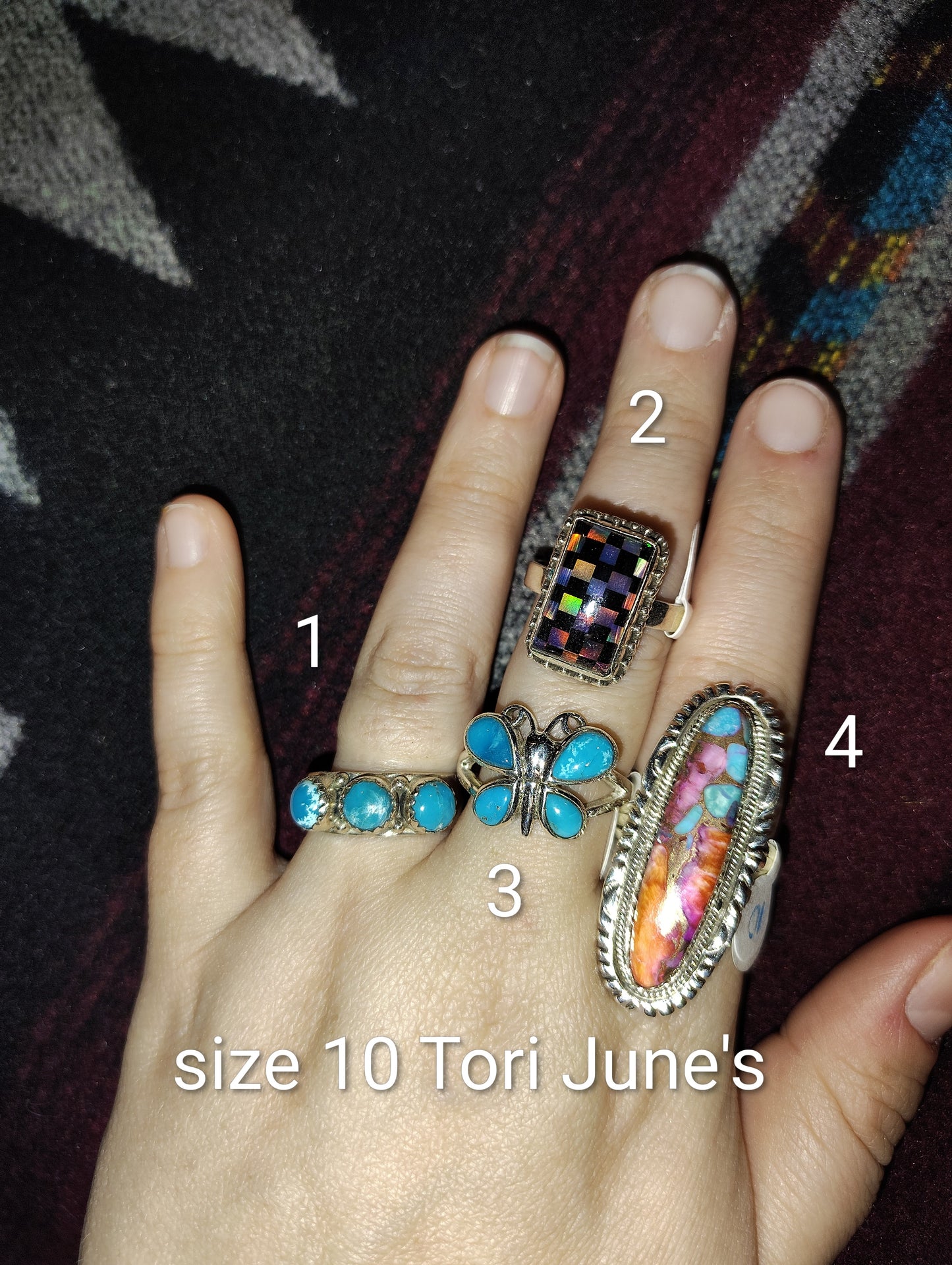 Size 10 in stock Rings