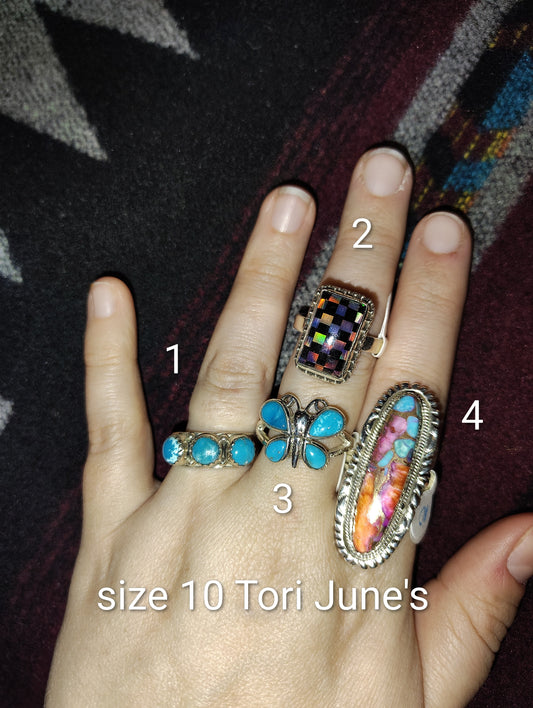 Size 10 in stock Rings