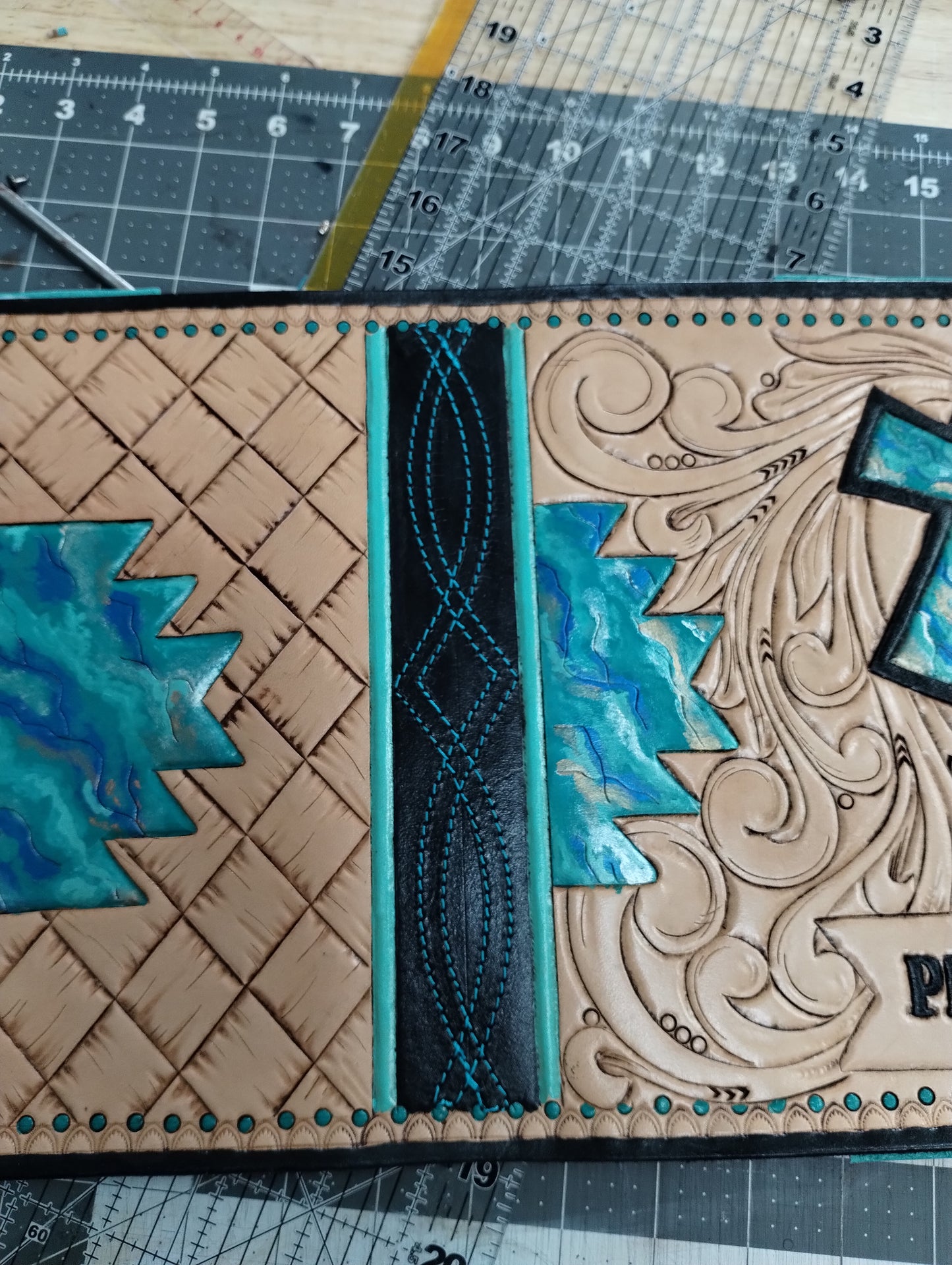 Custom Order Bible Cover- fully custom to you hand tooled